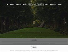 Tablet Screenshot of glsampoorna.com